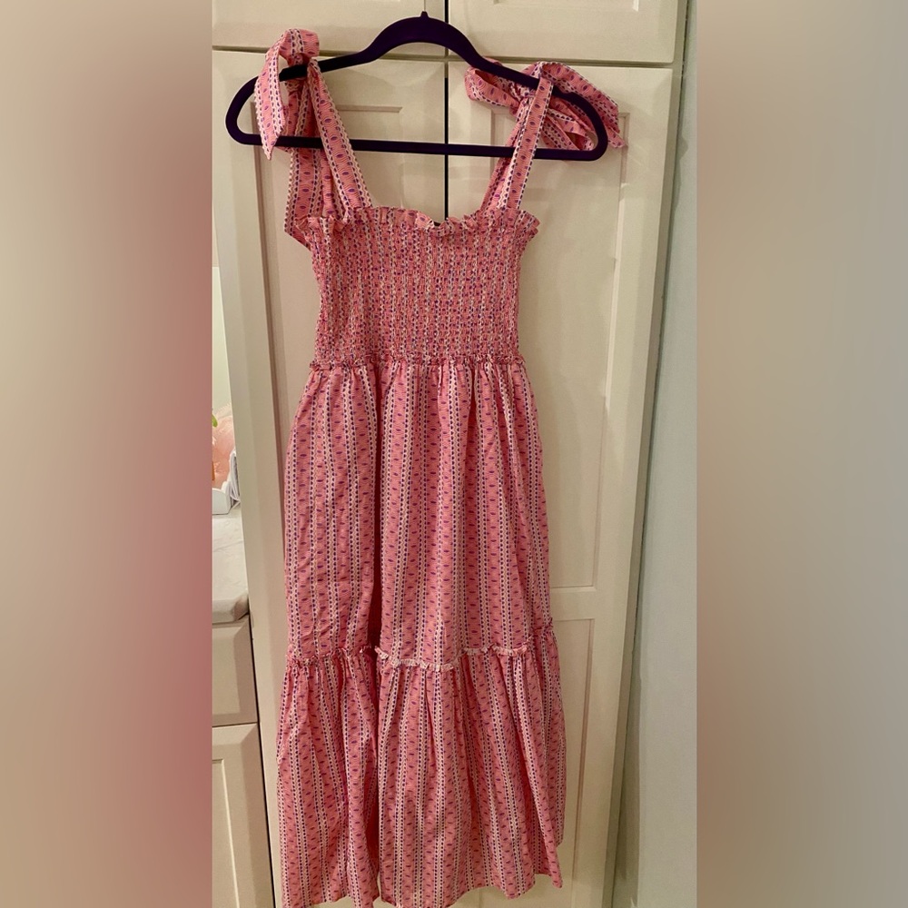 Tuckernuck Pink and White Maxi Dress - Picture 2 of 5